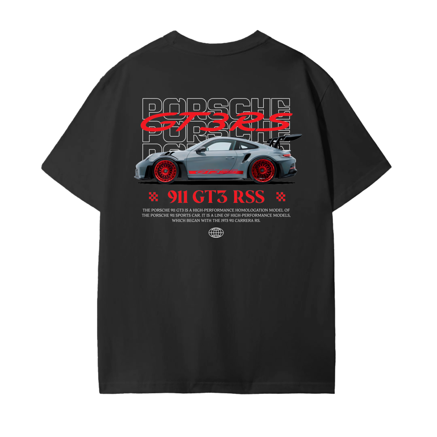 GT3RS Unisex Seamless Cotton T-Shirt