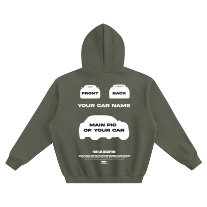 Personalized Car Boxy Hoodie