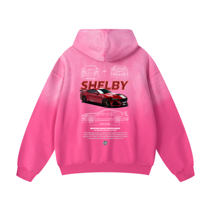 S650 SHELLBY GT 500 Heavyweight Sunfade Oversized Hoodie