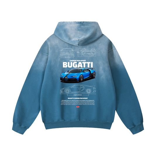 CHIRON 2 Heavyweight Sunfade Oversized Hoodie