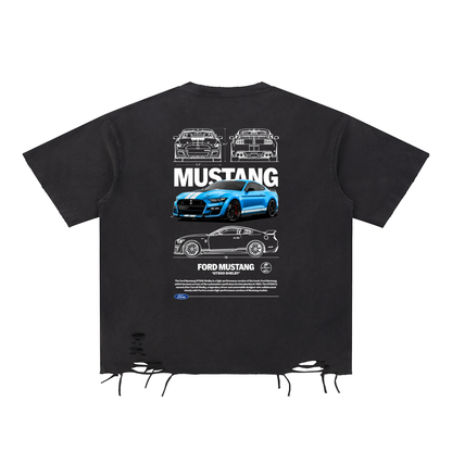 BLUE SHELBY T-SHIRT