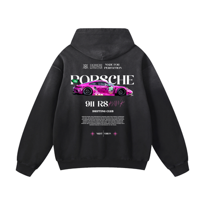 PINK 911RS Heavyweight Sunfade Oversized Hoodie