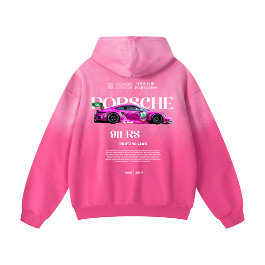PINK 911RS Heavyweight Sunfade Oversized Hoodie