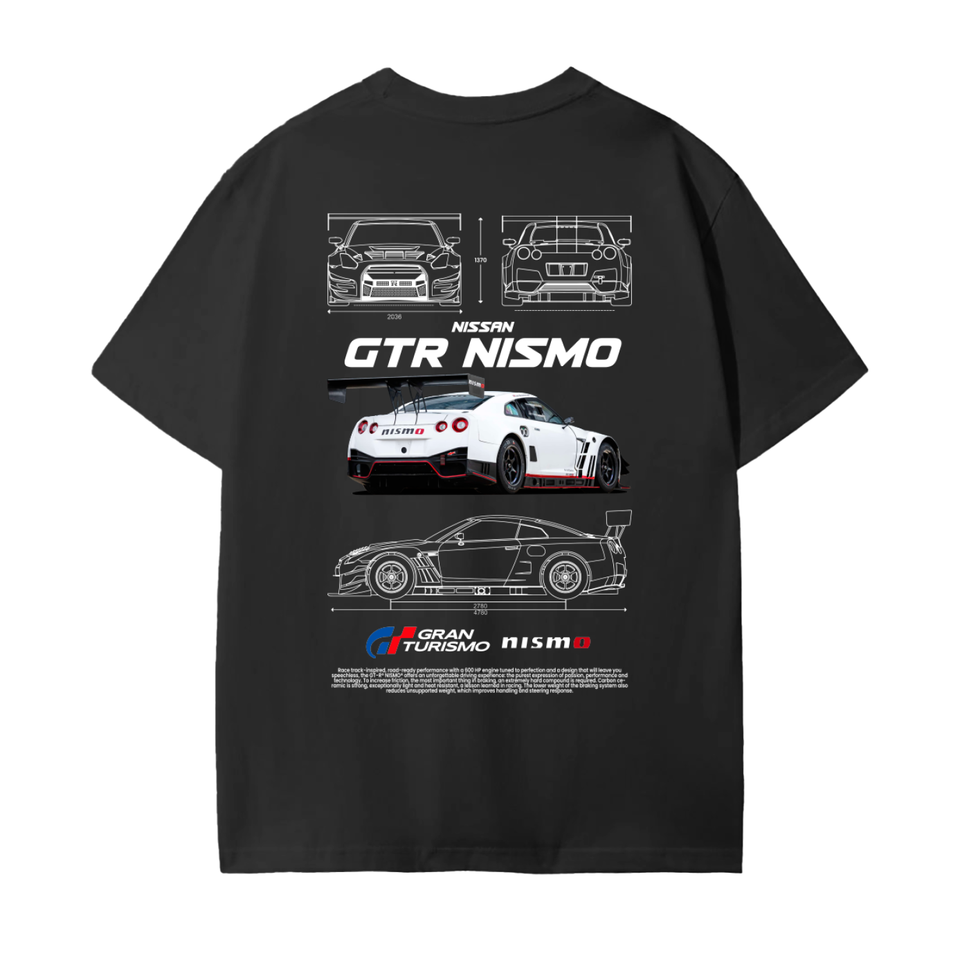BACK NISMO Unisex Seamless Cotton T-Shirt