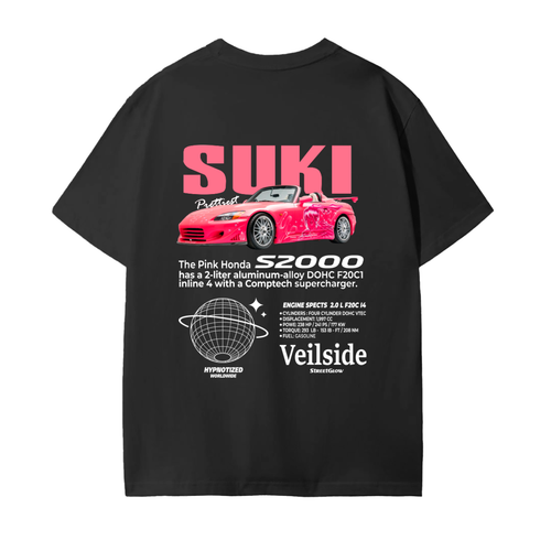 PINK SUKI  V2 Unisex Seamless Cotton T-Shirt