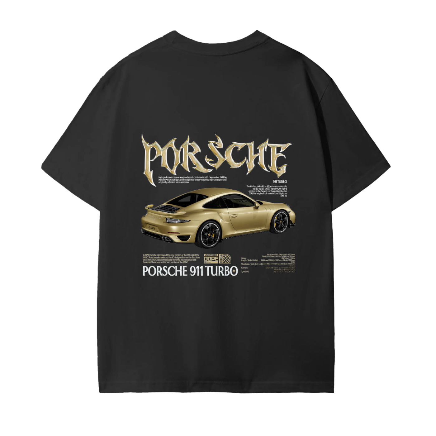 GOLD PORSH Unisex Seamless Cotton T-Shirt