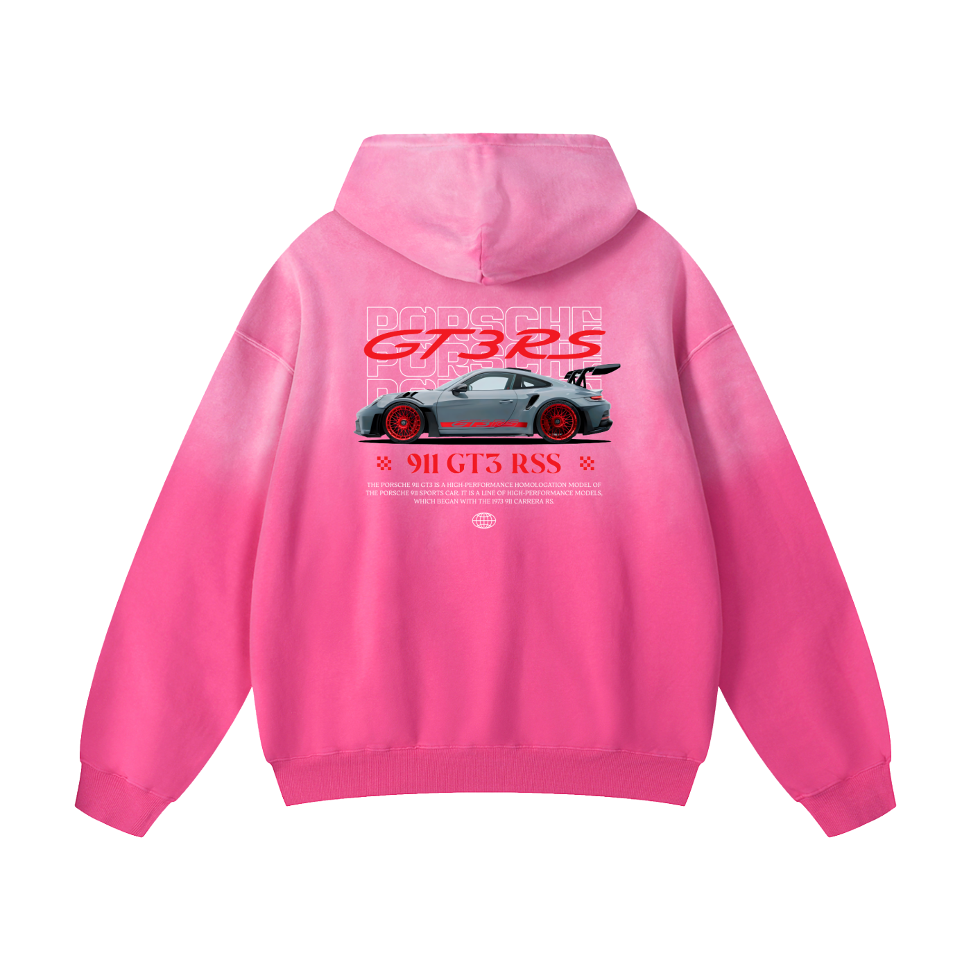 GT3RS Heavyweight Sunfade Oversized Hoodie