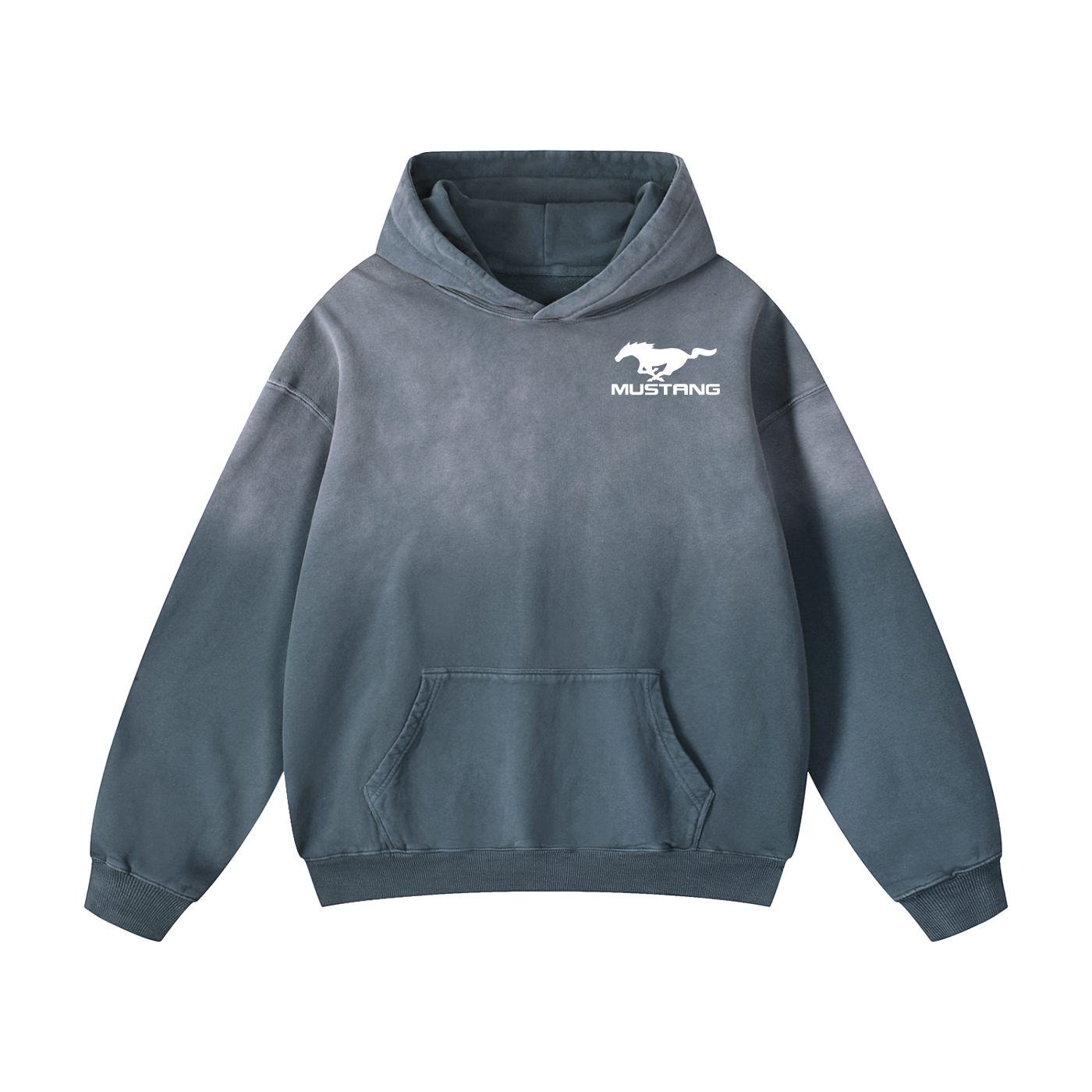 S197 MUSTANG Heavyweight Sunfade Oversized Hoodie