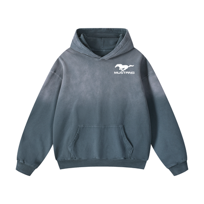 S197 MUSTANG Heavyweight Sunfade Oversized Hoodie