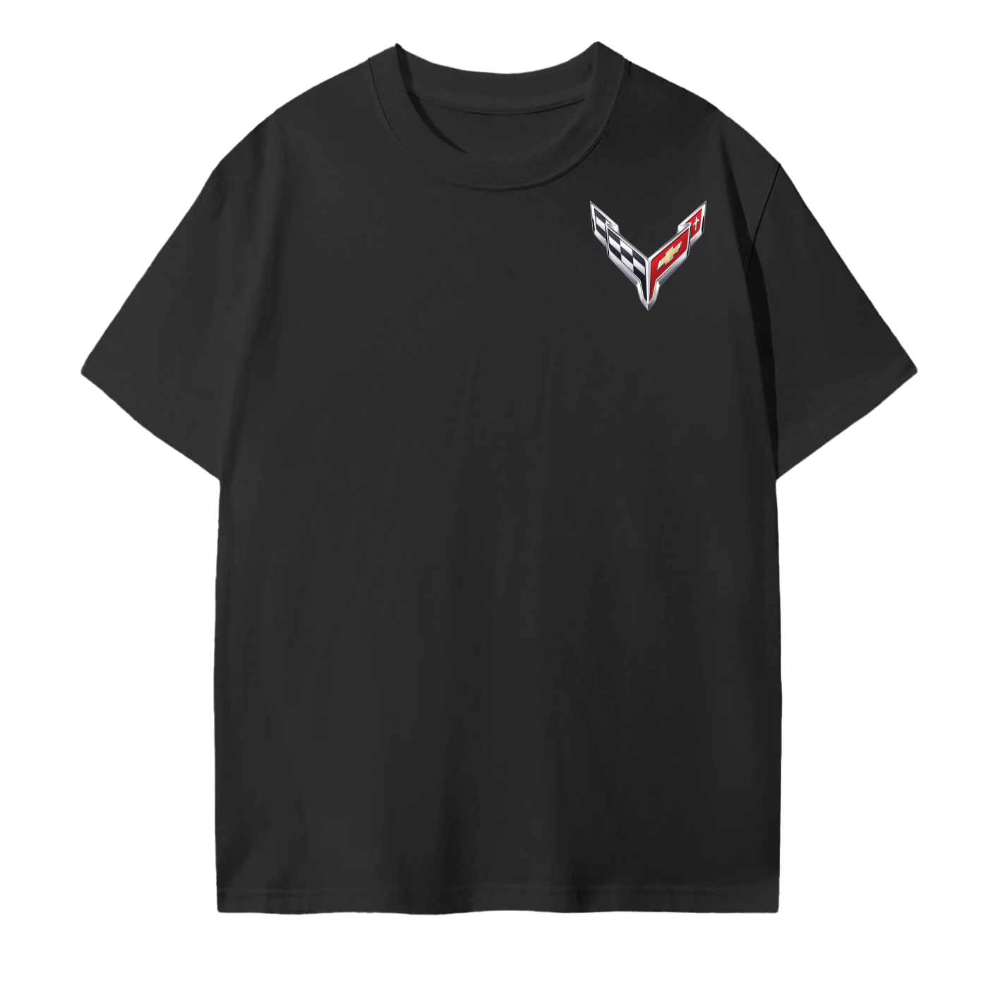 BLUE C8 VETTE Unisex Cotton T-Shirt