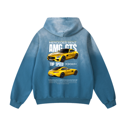 GOLD AMG Heavyweight Sunfade Oversized Hoodie