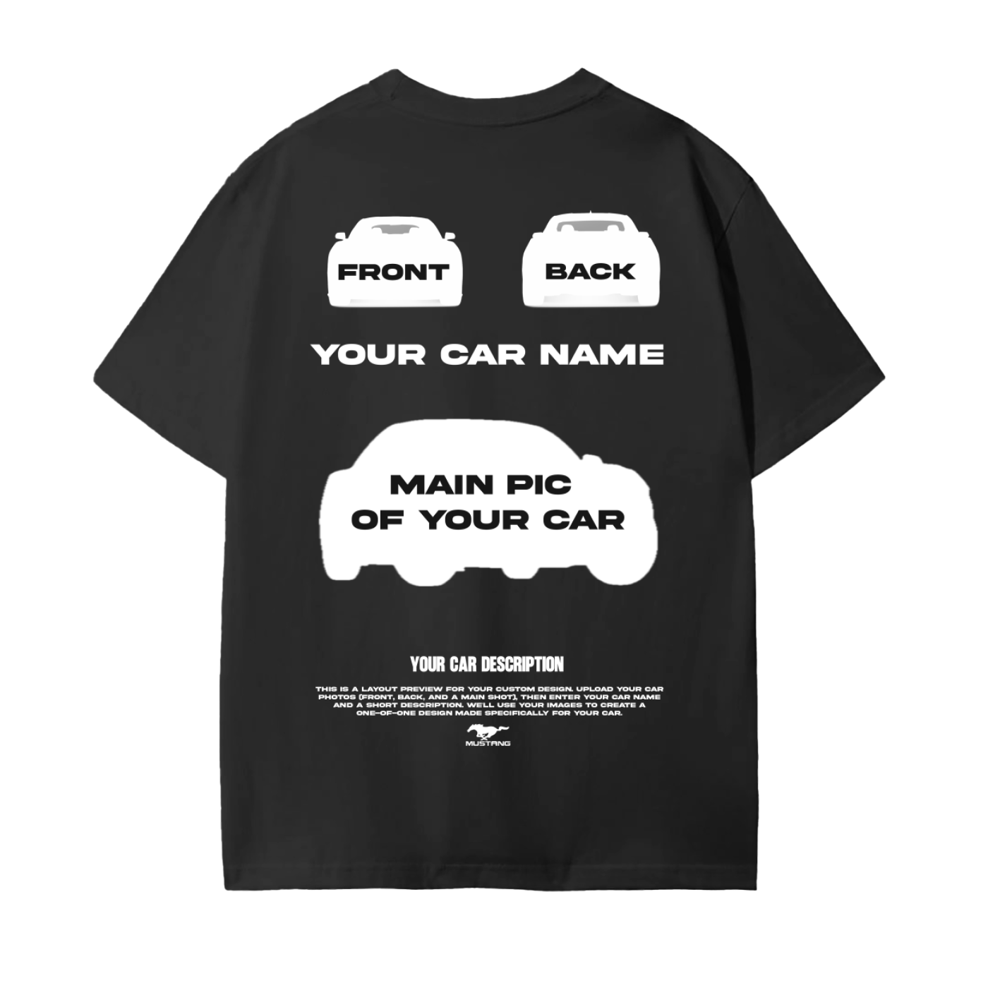 Personalized Car Seamless Cotton Tee (Unisex)