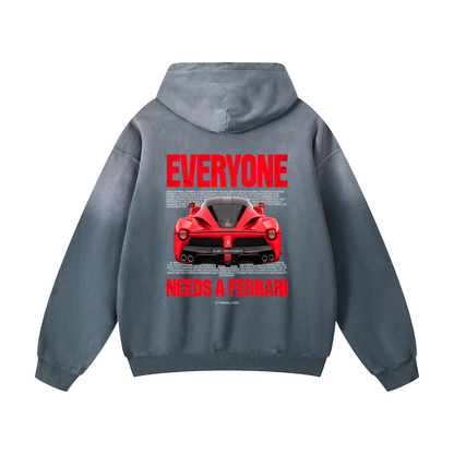 ENF V2 Heavyweight Sunfade Oversized Hoodie