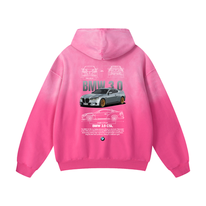 BMW 3.9 Heavyweight Sunfade Oversized Hoodie