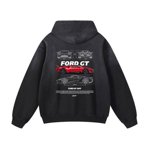 FORD GT Heavyweight Sunfade Oversized Hoodie