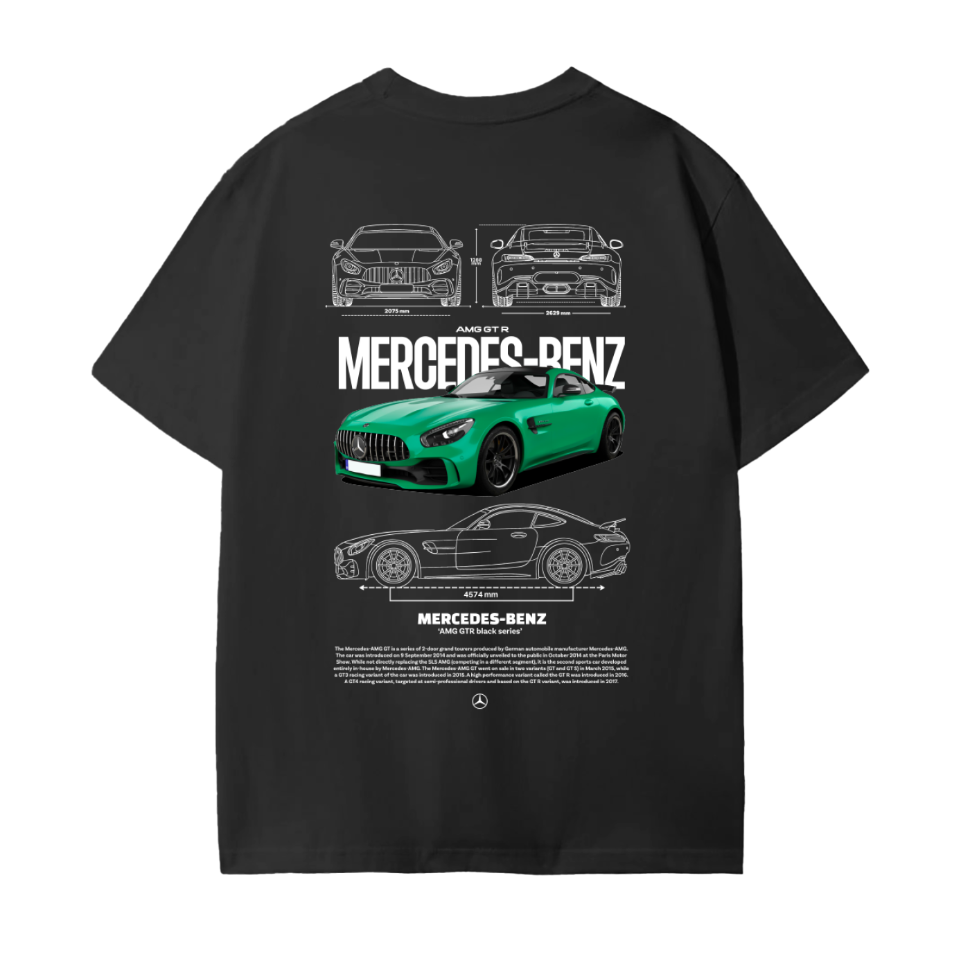 GREEN AMG Unisex Seamless Cotton T-Shirt
