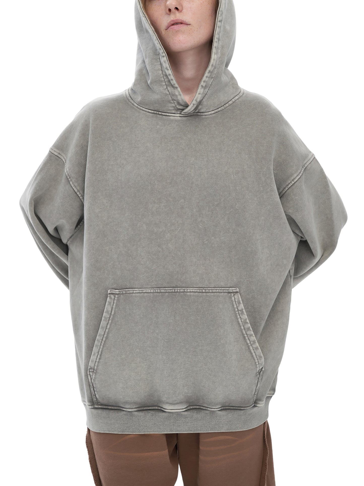 Personalized Car Snow Washed Loose Cotton Hoodie