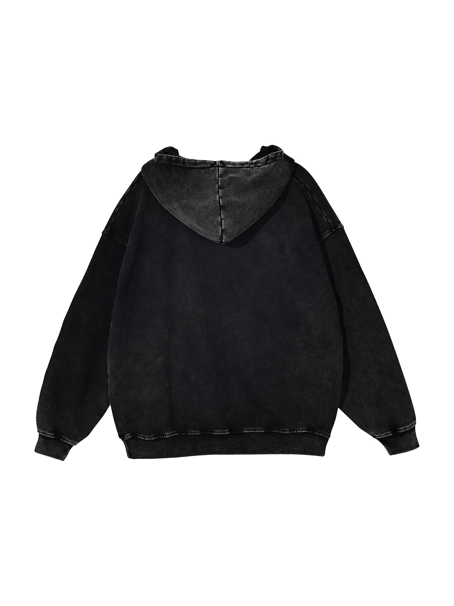 Personalized Car Snow Washed Loose Cotton Hoodie