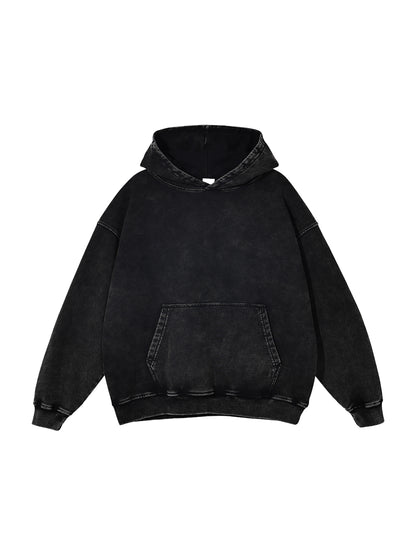 Personalized Car Snow Washed Loose Cotton Hoodie