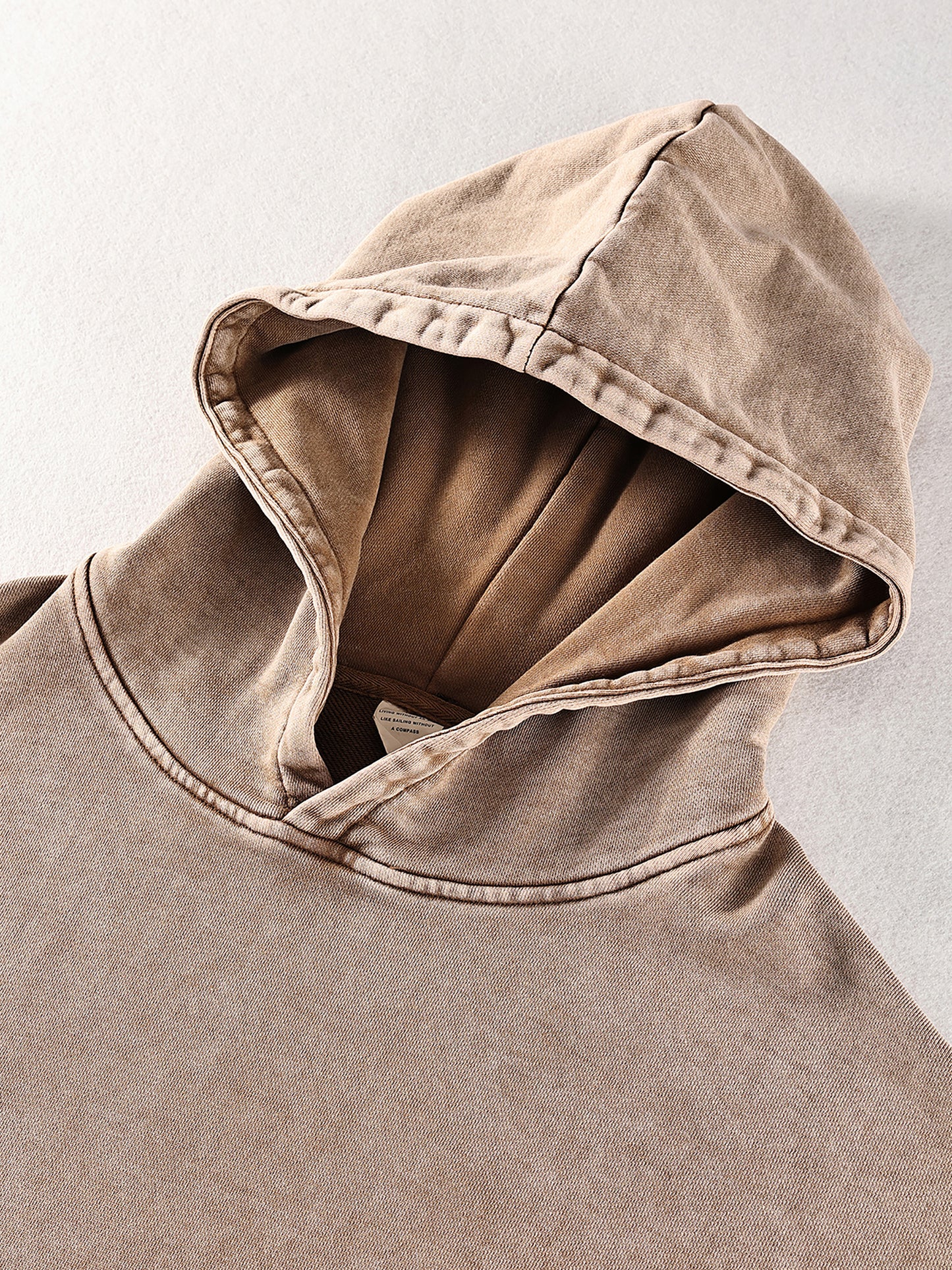 Personalized Car Snow Washed Loose Cotton Hoodie