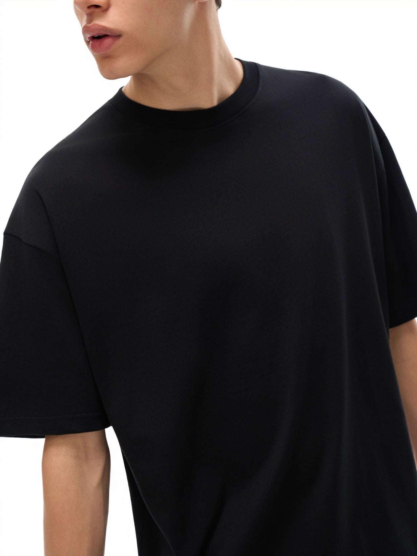 NEED MONEY FOR MUSTANG Streetwear Loose Drop Shoulder T-Shirt