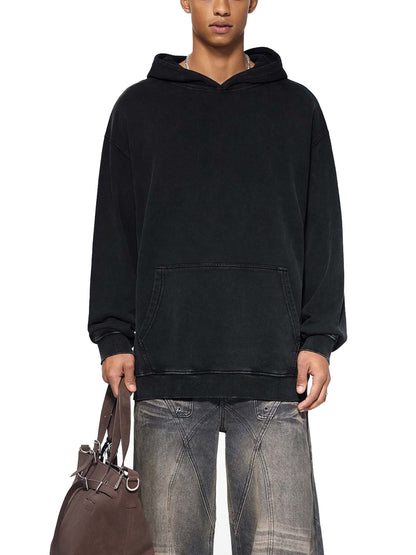 Personalized Car Snow Washed Loose Cotton Hoodie