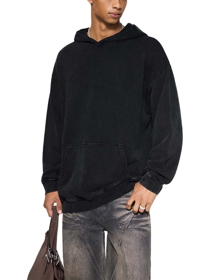 Personalized Car Snow Washed Loose Cotton Hoodie