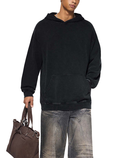 Personalized Car Snow Washed Loose Cotton Hoodie