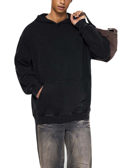Personalized Car Snow Washed Loose Cotton Hoodie