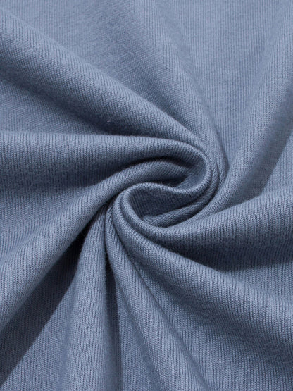 NEED MONEY FOR MUSTANG LOGO FRONT Streetwear Loose Drop Shoulder T-Shirt